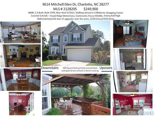 9614 Mitchell Glen Drive Charlotte NC 28277