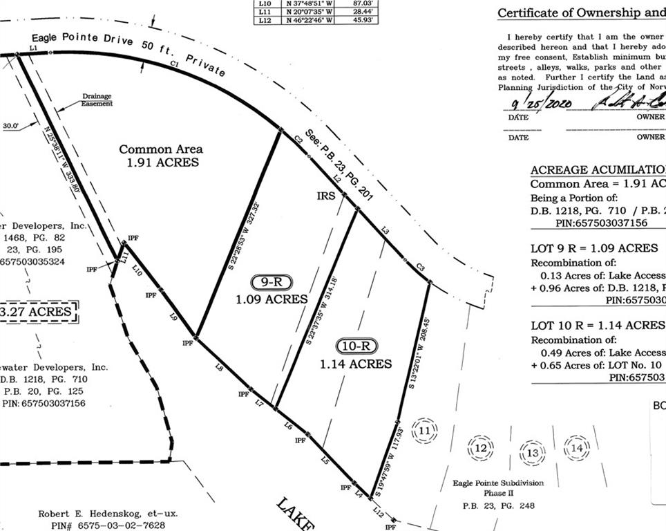 Lot 9r Eagle Pointe Drive Norwood NC 28128
